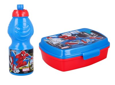 Spiderman broodtrommel & drinkbeker set