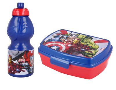 The Avengers broodtrommel & drinkbeker set