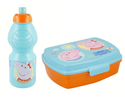 Peppa Pig broodtrommel & drinkbeker set