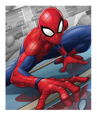 Spiderman fleece deken - Wall climber