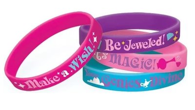 Shimmer en Shine rubberen armbandjes - 6 stuks