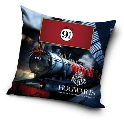 Harry Potter sierkussen gevuld Hogwarts Express