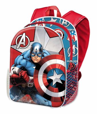 The Avengers Captain America rugzak met 3D voorkant 2022
