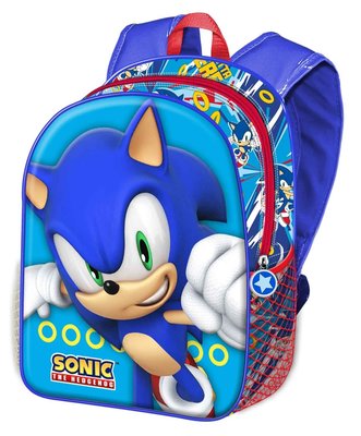 Sonic The Hedgehog rugzak met 3D voorkant