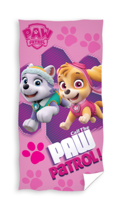 Paw Patrol badlaken of strandlaken Skye en Everest