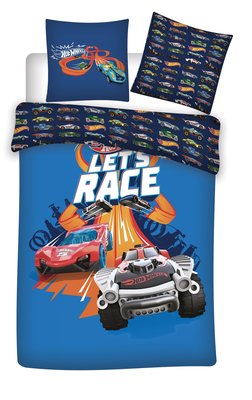 Hot Wheels dekbedovertrek 140x200cm