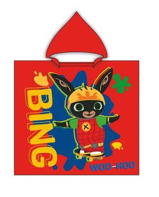 Bing het konijn poncho 55x110cm