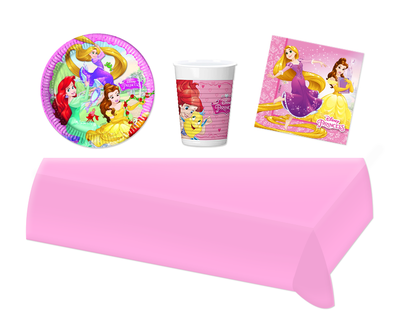 Disney Princess feestpakket - voordeelpakket 8 personen