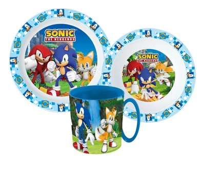 Sonic kinderservies 3-delig