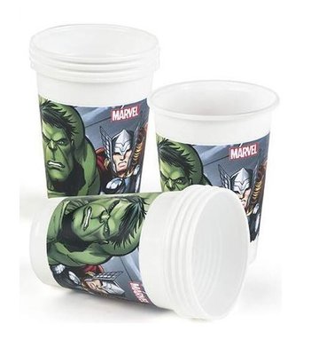 The Avengers party bekers - 10 stuks