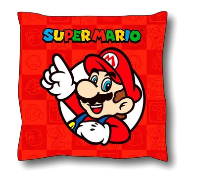 Super Mario kussen -  sierkussen 40x40cm