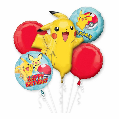 Pokemon Happy Birthday folie ballonnen set