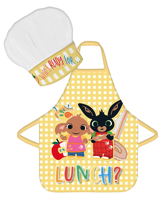 Bing het konijn kook- keukenset - schort met koksmuts - model Lunch
