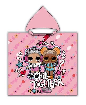 LOL Surprise poncho 60x120cm katoen