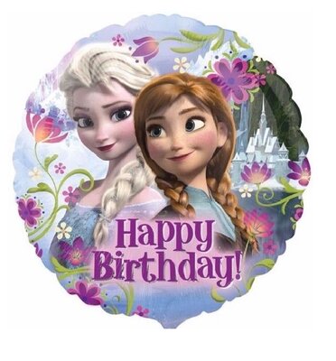 Disney Frozen folie ballon Happy Birthday