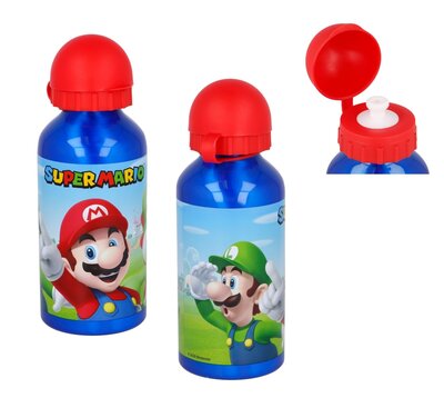 Super Mario bidon drinkfles aluminium