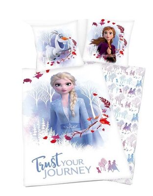 Disney Frozen dekbedovertrek 140x200cm Trust your Journey