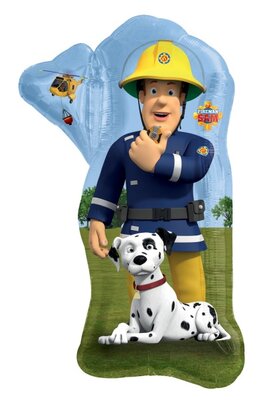 Brandweerman Sam super shape folie ballon Rescue