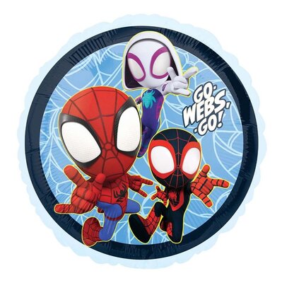 Spiderman en Amazing friends folie ballon 43cm