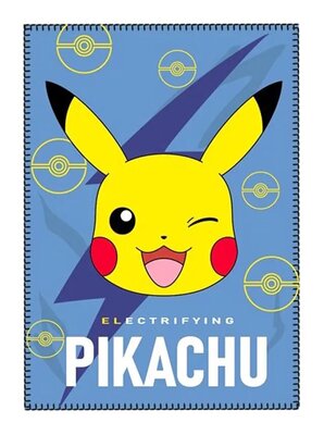 Pokemon fleece deken 100x140cm Pikachu