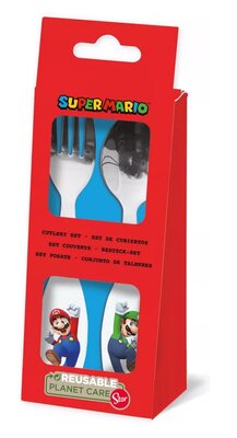 Super Mario 2 delig kinderbestek set