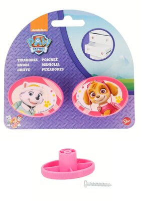 Paw Patrol deurknop set Skye & Everest