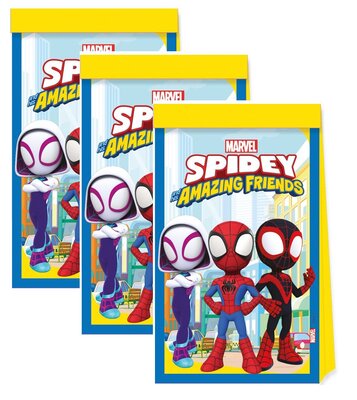 Spidey & Friends uitdeelzakjes van papier