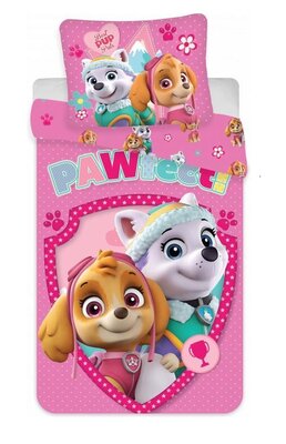 Paw Patrol peuter dekbedovertrek Skye met Everest 100x135cm