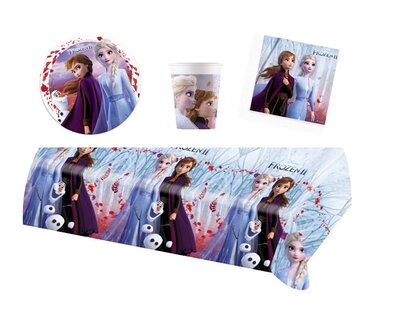 Disney Frozen 2 feestpakket - voordeelpakket 8 personen