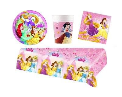 Disney Princess feestpakket - voordeelpakket 8 personen