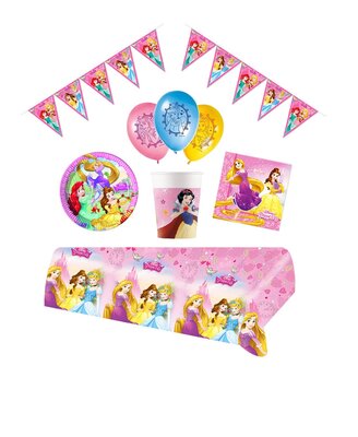 Disney Princess feestpakket Deluxe - Pakket voor 8 Personen