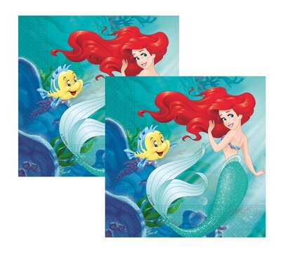 Disney Princess Ariël de kleine zeemeermin servetten
