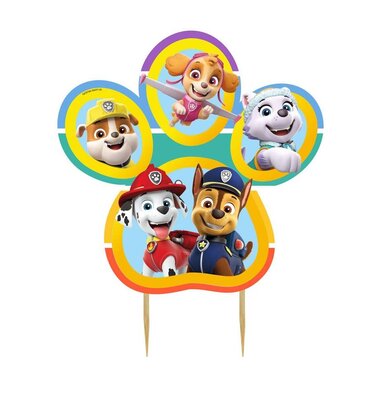 Paw Patrol verjaardagstaart kaars