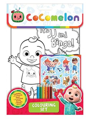 CocoMelon kleur en sticker set