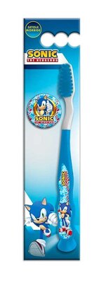 Sonic the Hedgehog tandenborstel met afdekkapje blauw