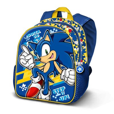 Sonic The Hedgehog rugzak met 3D voorkant Step