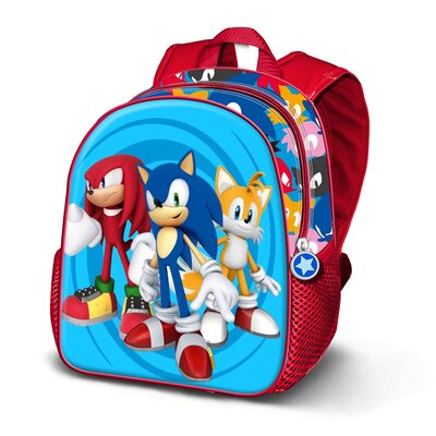 Sonic The Hedgehog rugzak Friends met 3D voorkant