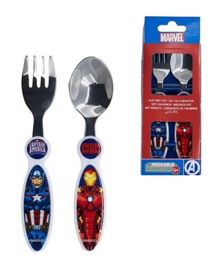 The Avengers kinderbestek set 2-delig