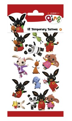 Bing het konijn tattoo set 12 stuks