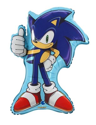 Sonic the Hedgehog folie ballon shape