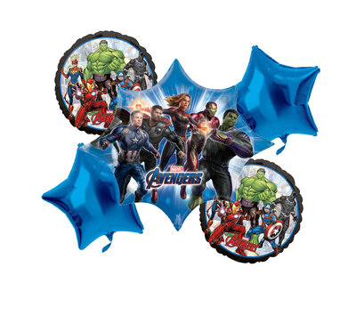 The Avengers folie ballonnen set Endgame blauw