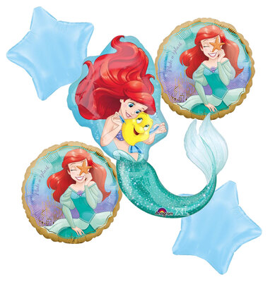 Disney Princess Ariël de kleine zeemeermin folie ballonnen set