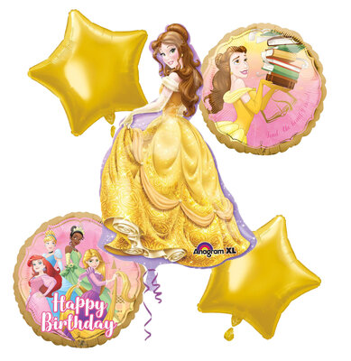 Disney Princess Belle folie ballonnen set Happy Birthday