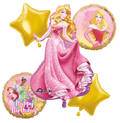 Disney Princess Doornroosje folie ballonnen set Happy Birthday