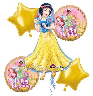 Disney Princess Sneeuwwitje folie ballonnen set Happy Birthday