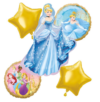 Disney Princess 5-delig Assepoester folie ballonnen set