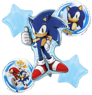 Sonic 5-delig folie ballon set