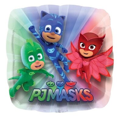 PJ Masks folie ballon 71cm met doorkijk voorkant