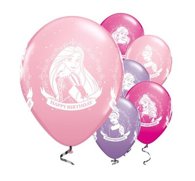 Disney Princess Happy Birthday ballonnen - 25 stuks