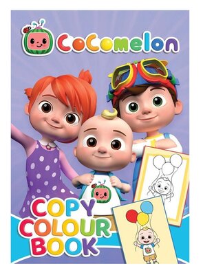 CocoMelon kleur na voorbeeld boek